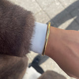 Klassisk bangle guldbelagt